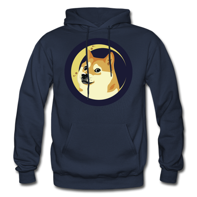 DOGE Coin Meme Dog Moon Men/Unisex Premium Adult Pullover Hoodie - Mr.SWAGBEAST