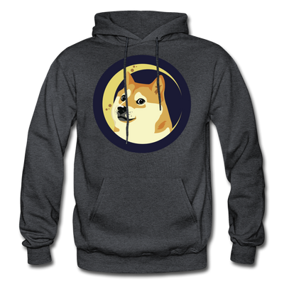 DOGE Coin Meme Dog Moon Men/Unisex Premium Adult Pullover Hoodie - Mr.SWAGBEAST