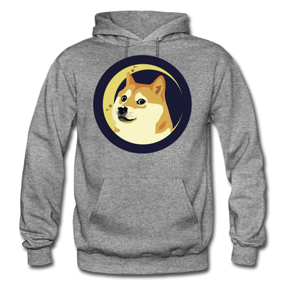 DOGE Coin Meme Dog Moon Men/Unisex Premium Adult Pullover Hoodie - Mr.SWAGBEAST