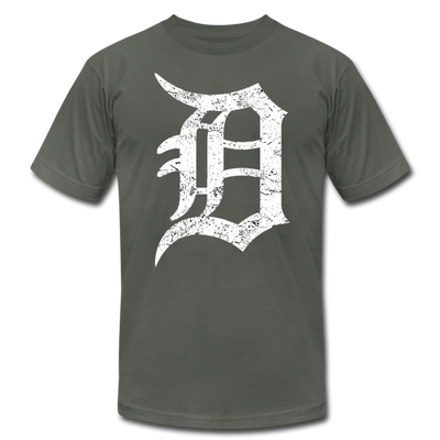 Motor City Detroit Letter D Men's Premium T-shirt - Mr.SWAGBEAST