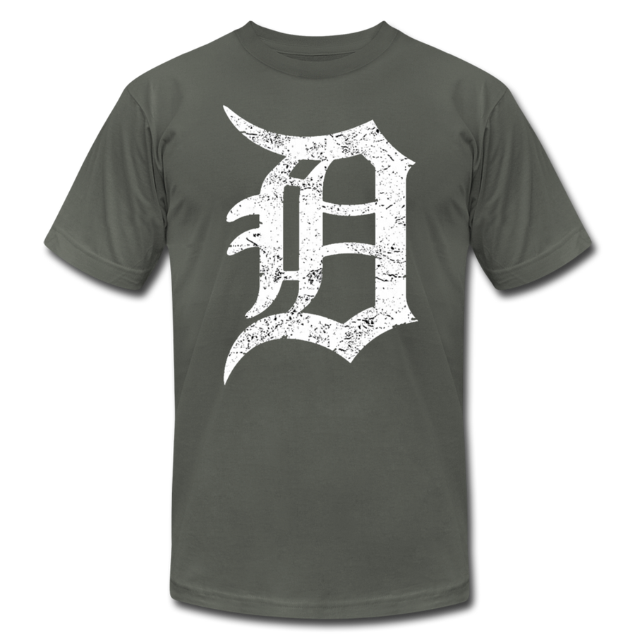 Motor City Detroit Letter D Men's Premium T-shirt - Mr.SWAGBEAST