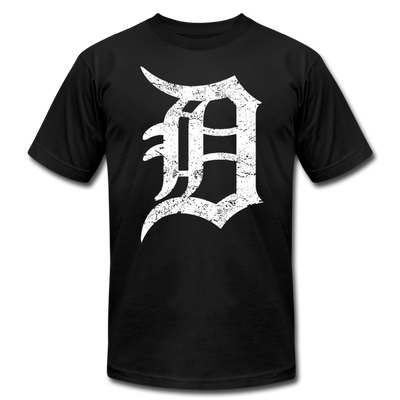Motor City Detroit Letter D Men's Premium T-shirt - Mr.SWAGBEAST
