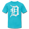 Motor City Detroit Letter D Men's Premium T-shirt - Mr.SWAGBEAST