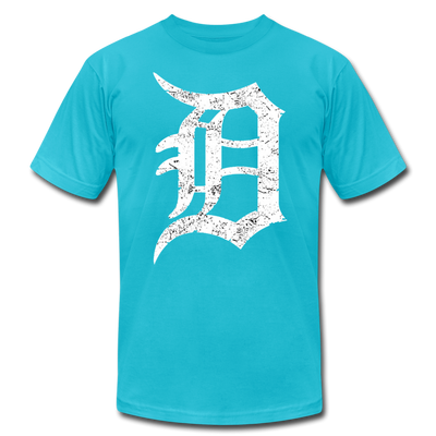 Motor City Detroit Letter D Men's Premium T-shirt - Mr.SWAGBEAST