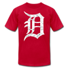 Motor City Detroit Letter D Men's Premium T-shirt - Mr.SWAGBEAST