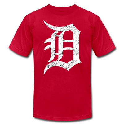 Motor City Detroit Letter D Men's Premium T-shirt - Mr.SWAGBEAST