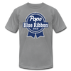 Pops Blue Ribbon Dad Father's Day Men /Unisex Premium T-Shirt - Mr.SWAGBEAST