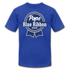 Pops Blue Ribbon Dad Father's Day Men /Unisex Premium T-Shirt - Mr.SWAGBEAST