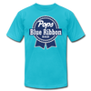 Pops Blue Ribbon Dad Father's Day Men /Unisex Premium T-Shirt - Mr.SWAGBEAST