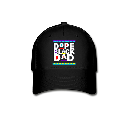 Dope Black Dad Father's Day Adult Premium Flex Fitted Baseball Hat - Mr.SWAGBEAST