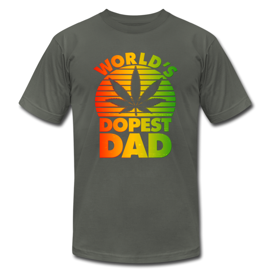 World's Dopest Dad Father's Day Adult Premium T-shirt - Mr.SWAGBEAST