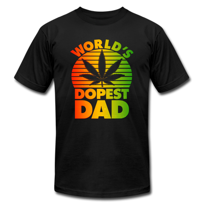 World's Dopest Dad Father's Day Adult Premium T-shirt - Mr.SWAGBEAST