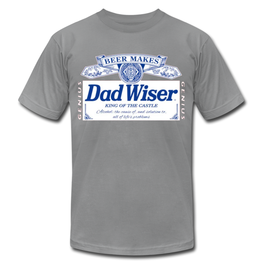 Dad Wiser Beer Father's Day Premium Adult T-Shirt - Mr.SWAGBEAST
