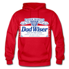 Dad Wiser Beer Father's Day Premium Adult Pullover Hoodie - Mr.SWAGBEAST