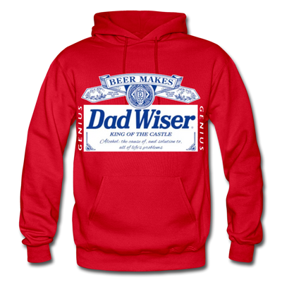 Dad Wiser Beer Father's Day Premium Adult Pullover Hoodie - Mr.SWAGBEAST