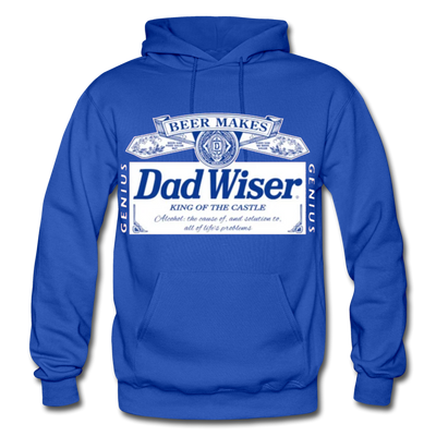 Dad Wiser Beer Father's Day Premium Adult Pullover Hoodie - Mr.SWAGBEAST