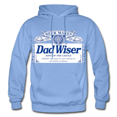 Dad Wiser Beer Father's Day Premium Adult Pullover Hoodie - Mr.SWAGBEAST