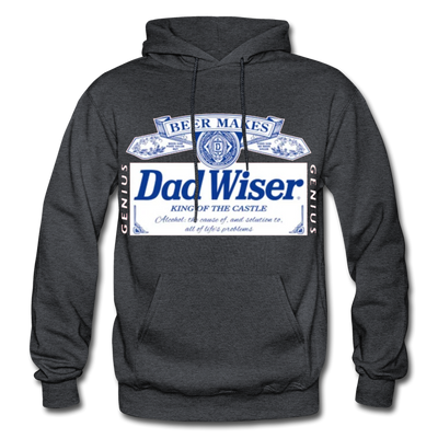 Dad Wiser Beer Father's Day Premium Adult Pullover Hoodie - Mr.SWAGBEAST