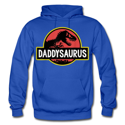 Daddysaurus Jurassic Park Father's Day Men's Premium Adult Pullover Hoodie - Mr.SWAGBEAST