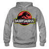 Daddysaurus Jurassic Park Father's Day Men's Premium Adult Pullover Hoodie - Mr.SWAGBEAST