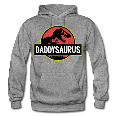 Daddysaurus Jurassic Park Father's Day Men's Premium Adult Pullover Hoodie - Mr.SWAGBEAST