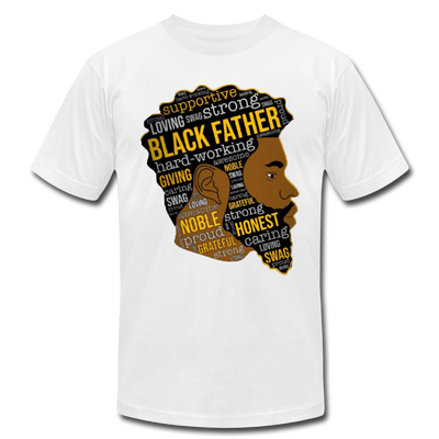 Proud Strong Loving Black Father's Day Men's Premium Adult T-Shirt - Mr.SWAGBEAST