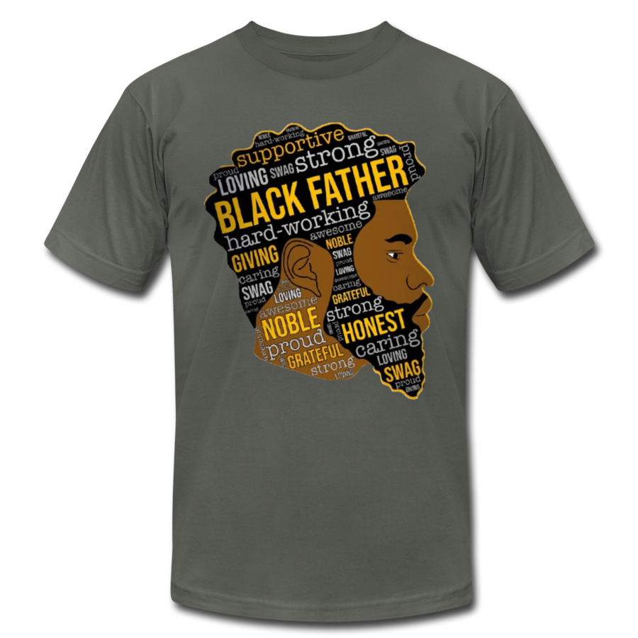 Proud Strong Loving Black Father's Day Men's Premium Adult T-Shirt - Mr.SWAGBEAST