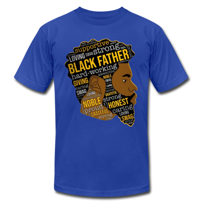 Proud Strong Loving Black Father's Day Men's Premium Adult T-Shirt - Mr.SWAGBEAST