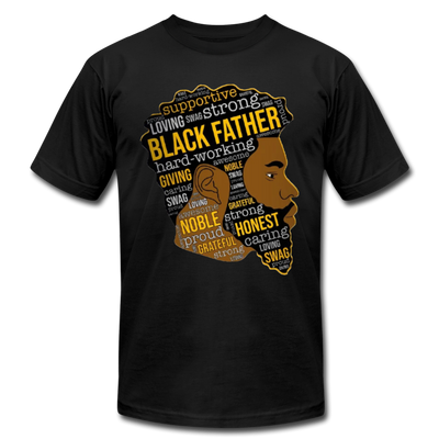 Proud Strong Loving Black Father's Day Men's Premium Adult T-Shirt - Mr.SWAGBEAST