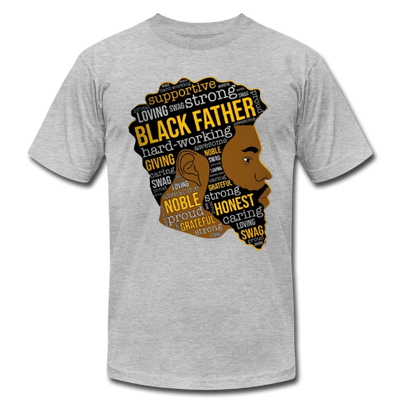 Proud Strong Loving Black Father's Day Men's Premium Adult T-Shirt - Mr.SWAGBEAST