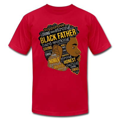 Proud Strong Loving Black Father's Day Men's Premium Adult T-Shirt - Mr.SWAGBEAST