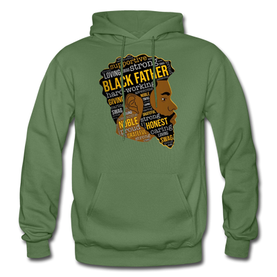 Black Fathers Father's Day Premium Men's /Unisex Premium Pullover Adult Hoodie - Mr.SWAGBEAST