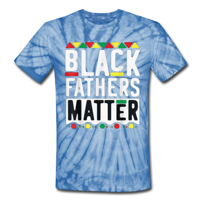 Black Fathers Matter Father's Day Men/Unisex Premium Adult Tie Dye T-Shirt - Mr.SWAGBEAST
