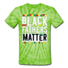 Black Fathers Matter Father's Day Men/Unisex Premium Adult Tie Dye T-Shirt - Mr.SWAGBEAST