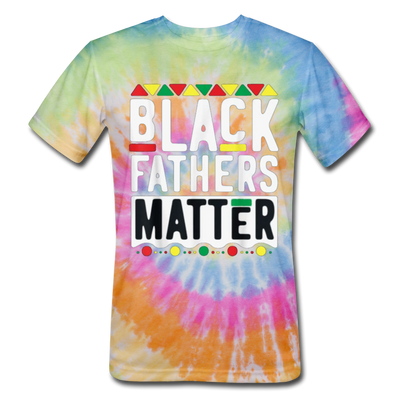 Black Fathers Matter Father's Day Men/Unisex Premium Adult Tie Dye T-Shirt - Mr.SWAGBEAST