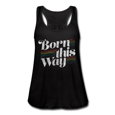 LGBTQ Born This Way Women's Flowy Tank Tops - Mr.SWAGBEAST