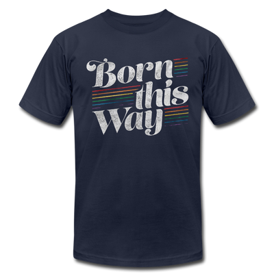 LGBTQ Born This Way Men’s/Unisex Premium Adult T-Shirt - Mr.SWAGBEAST