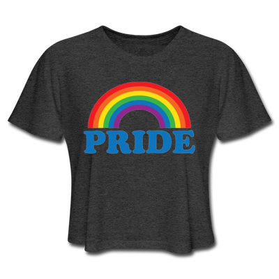 LGBTQ Pride Rainbow Women's Cropped T-Shirt - Mr.SWAGBEAST