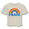 LGBTQ Pride Rainbow Women's Cropped T-Shirt - Mr.SWAGBEAST