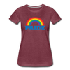 LGBTQ Pride Rainbow Women’s Premium T-Shirt - Mr.SWAGBEAST