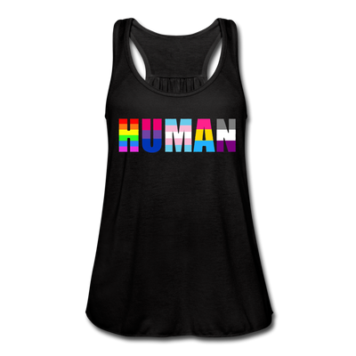 LGBTQ HUMAN Equality Women's Premium Flowy Tank Tops - Mr.SWAGBEAST