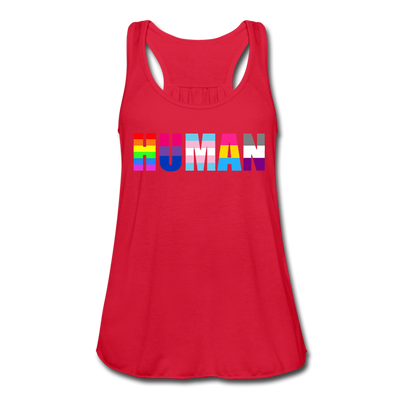 LGBTQ HUMAN Equality Women's Premium Flowy Tank Tops - Mr.SWAGBEAST