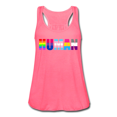 LGBTQ HUMAN Equality Women's Premium Flowy Tank Tops - Mr.SWAGBEAST