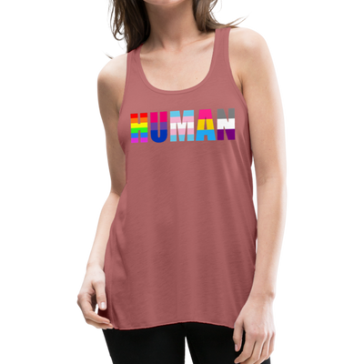 LGBTQ HUMAN Equality Women's Premium Flowy Tank Tops - Mr.SWAGBEAST