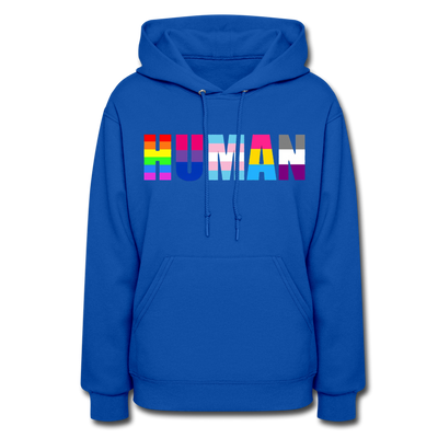 LGBTQ HUMAN Equality Women's Premium Pullover Hoodie - Mr.SWAGBEAST