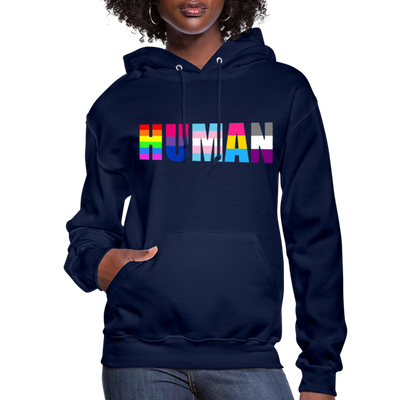 LGBTQ HUMAN Equality Women's Premium Pullover Hoodie - Mr.SWAGBEAST