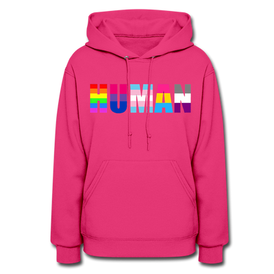 LGBTQ HUMAN Equality Women's Premium Pullover Hoodie - Mr.SWAGBEAST