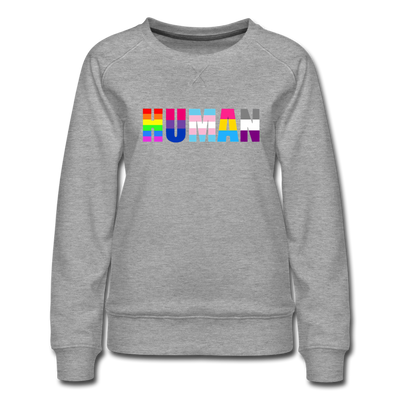 LGBTQ HUMAN Equality Women's Premium Sweatshirt - Mr.SWAGBEAST