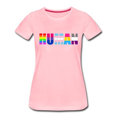 LGBTQ HUMAN Equality Women's Premium T-Shirt - Mr.SWAGBEAST