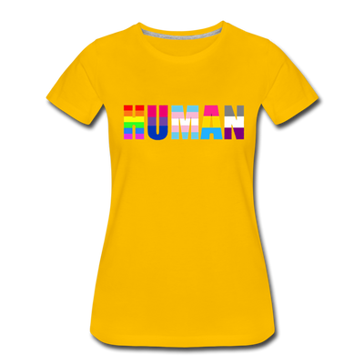 LGBTQ HUMAN Equality Women's Premium T-Shirt - Mr.SWAGBEAST